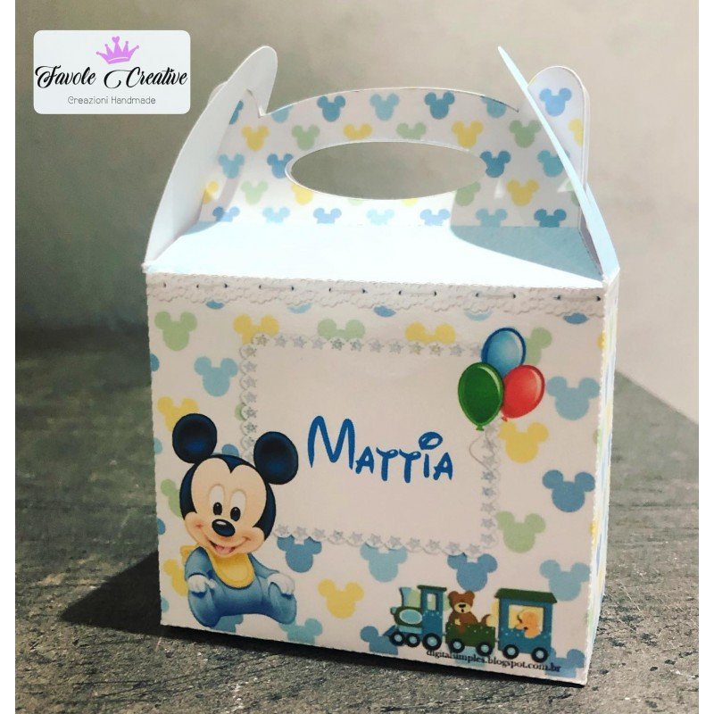 Scatola Mickey mouse topolino