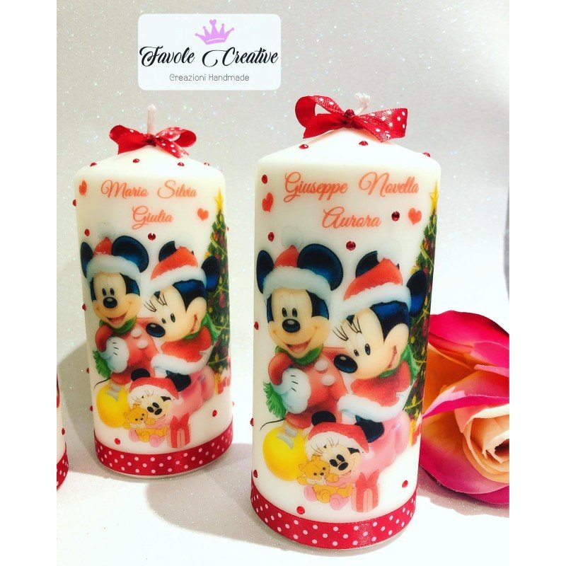 Candela Natalizia con Famiglia IDEA REGALO Candela Natalizia con Famiglia IDEA REGALO