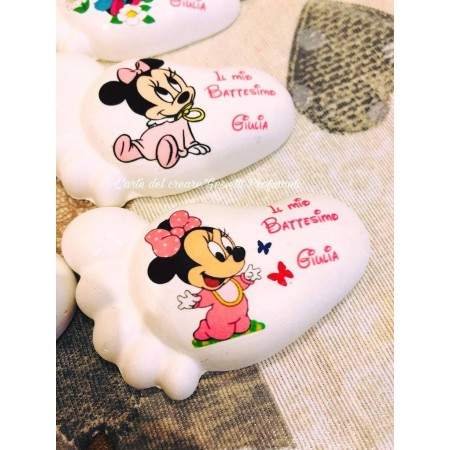 Piedino Profumato Minnie Orizzontale con Frase | Modelli Misti e Personalizzazione per Eventi