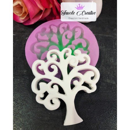 Stampo silicone ALBERO DELLA VITA forato