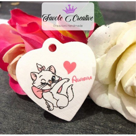 Gessetto profumato CUORE con immagine e scritta personalizzata