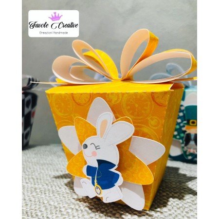 Scatola confetti ALICE NEL PAESE DELLE MERAVIGLIE sushi box