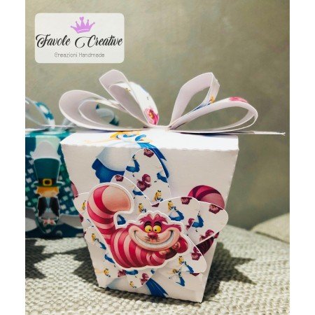 Scatola confetti ALICE NEL PAESE DELLE MERAVIGLIE sushi box