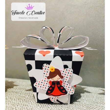 Scatola confetti ALICE NEL PAESE DELLE MERAVIGLIE sushi box