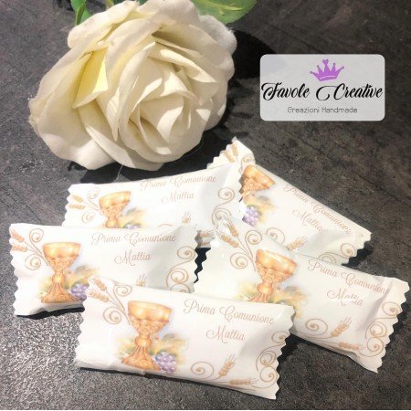 Bustine confetti PERSONALIZZATE PRIMA COMUNIONE CON NOME
