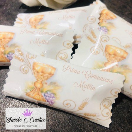 Bustine confetti PERSONALIZZATE PRIMA COMUNIONE CON NOME
