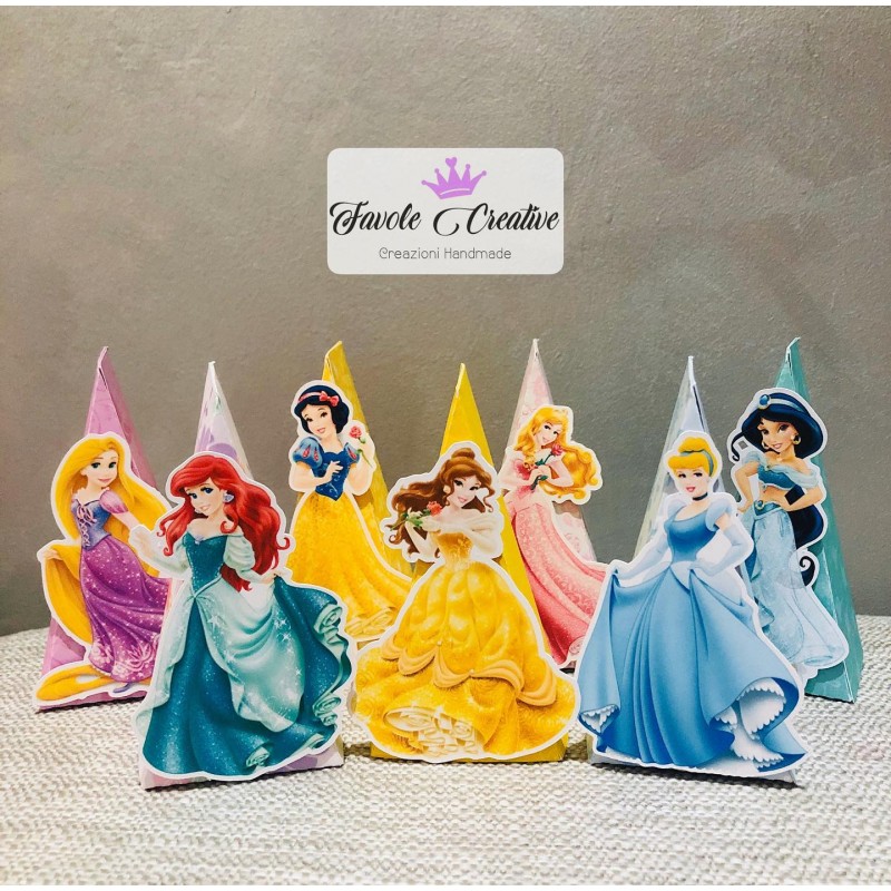 Cono Confetti Caramelle Principesse Disney Compleanno Festa
