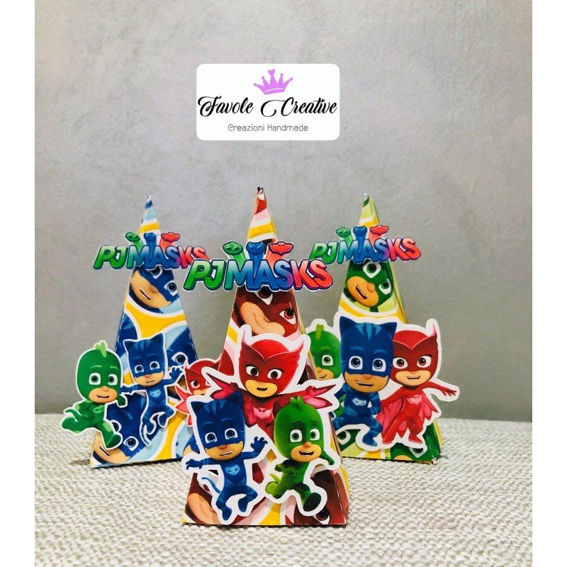 Cono porta confetti PJ MASK per feste e compleanni