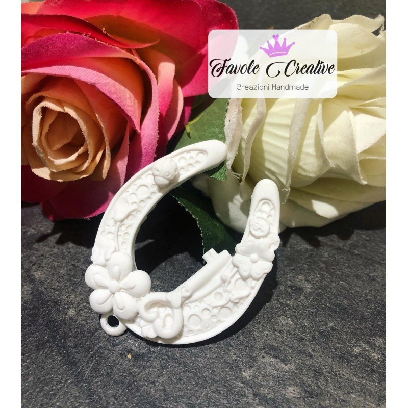 Gessetto profumato laurea ferro di cavallo con tocco – Segnaposto artigianale