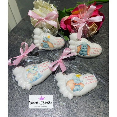 Sacchetto Trasparente con Gessetto Profumato Personalizzato – Tema Dumbo