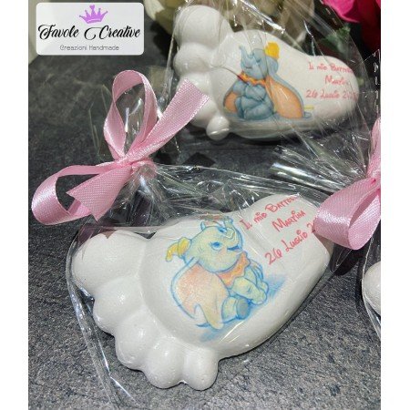 Sacchetto Trasparente con Gessetto Profumato Personalizzato – Tema Dumbo