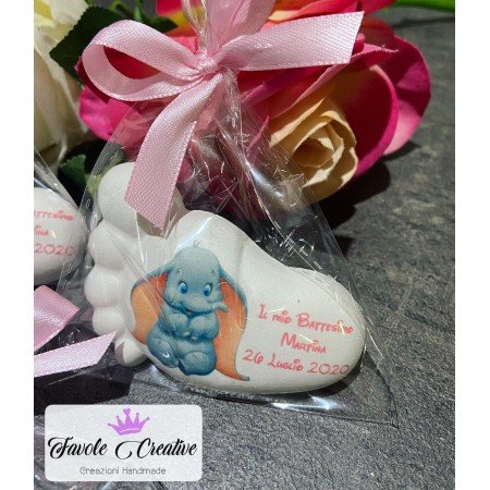 Sacchetto Trasparente con Gessetto Profumato Personalizzato – Tema Dumbo