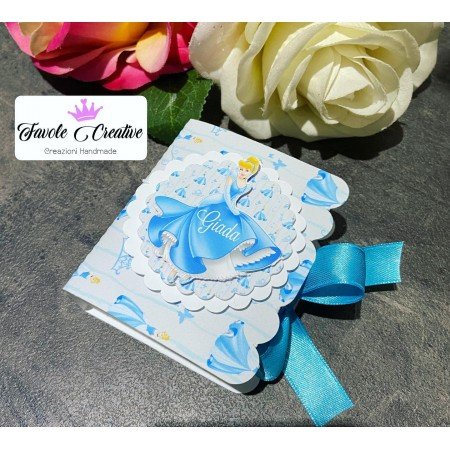 Scatola LIBRO PRINCIPESSA CENERENTOLA compleanno a tema