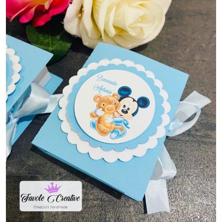 Scatola LIBRO TOPOLINO compleanno a tema