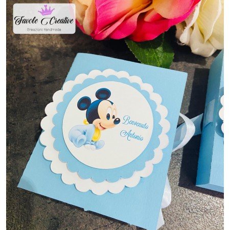 Scatola LIBRO TOPOLINO compleanno a tema