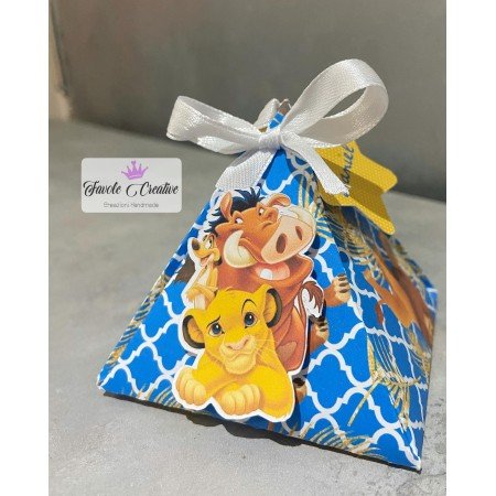 Scatolina PIRAMIDE RE LEONE E SIMBA