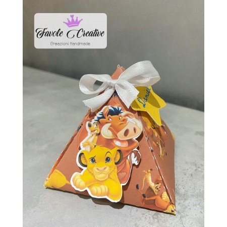 Scatolina PIRAMIDE RE LEONE E SIMBA