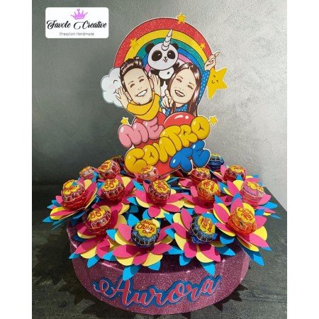 Chupa chups con decorazione