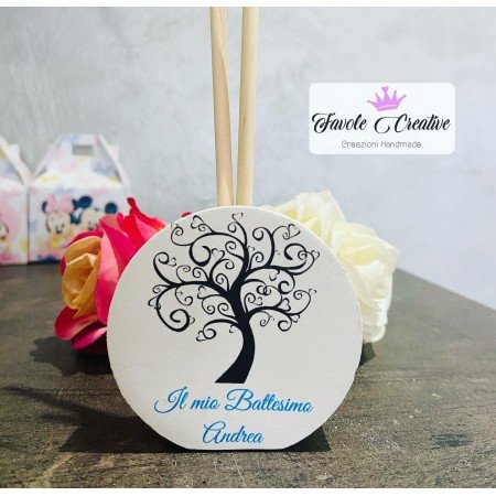 Profumatore Albero della Vita Personalizzato | Bomboniera Battesimo, Comunione, Nascita, Compleanno