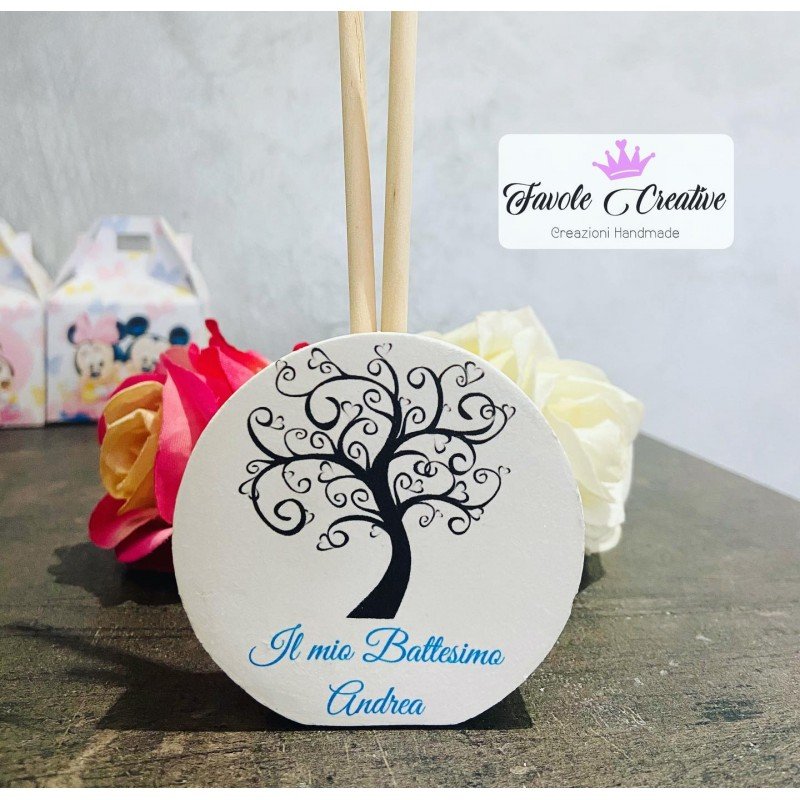Profumatore Albero della Vita Personalizzato | Bomboniera Battesimo, Comunione, Nascita, Compleanno