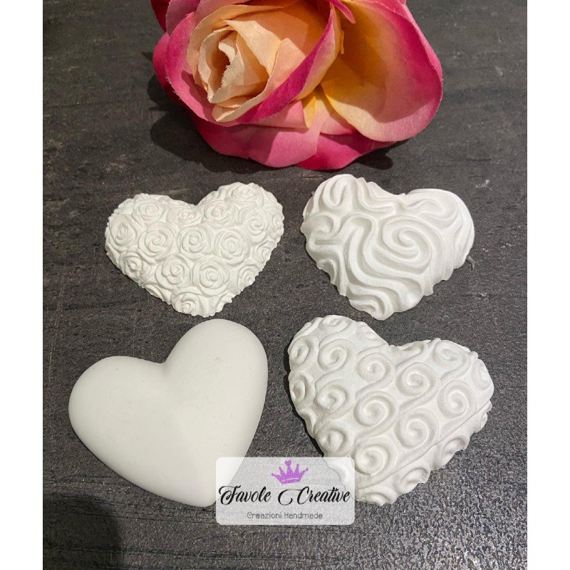 Gessetti profumati CUORI DECORATI Gessetti profumati CUORI DECORATI