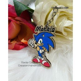 Portachiavi personalizzato Sonic