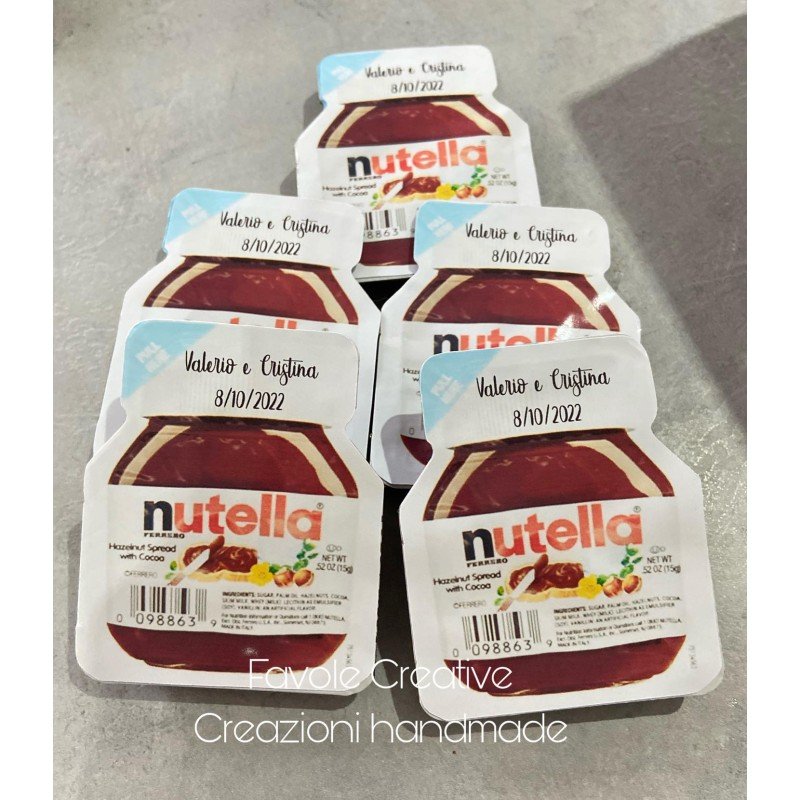 Vaschetta NUTELLA personalizzabile Vaschetta NUTELLA personalizzabile