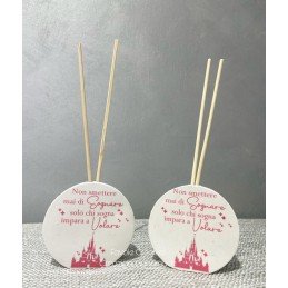 Profumatore Castello Principesse Personalizzato | Bomboniera Magica per Battesimo, Nascita, Compleanno