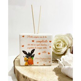 Profumatore Quadrato Tema Bing - Bomboniera Personalizzata per Bambini ed Eventi