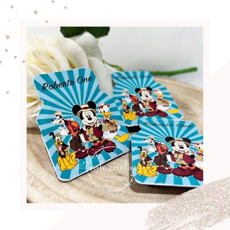 Vaschetta NUTELLA personalizzabile TOPOLINO SAFARI 2 Vaschetta NUTELLA personalizzabile TOPOLINO SAFARI 2