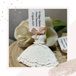 Gessetti profumati VESTITO  con tag personalizzato