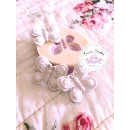 Stampo silicone FARFALLA PICCOLA FIORELLINI