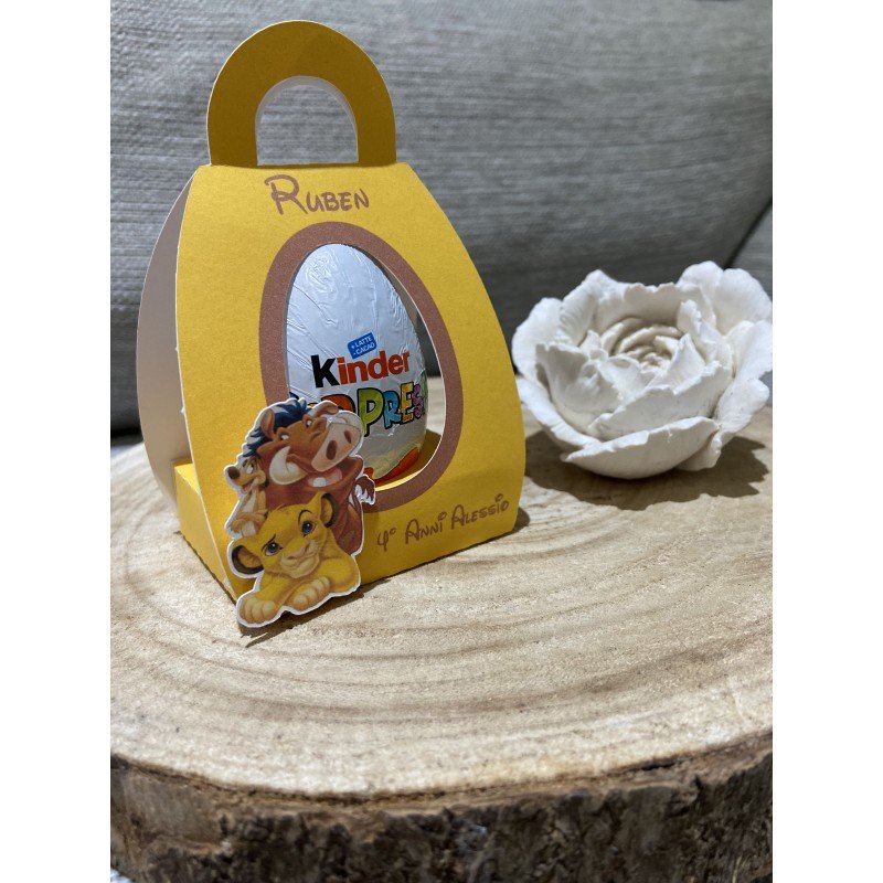 Scatolina porta ovetto Kinder a tema Simba – Bomboniera personalizzata Il Re Leone per compleanno bimbi Scatolina porta ovetto Kinder a tema Simba – Bomboniera personalizzata Il Re Leone per compleanno bimbi
