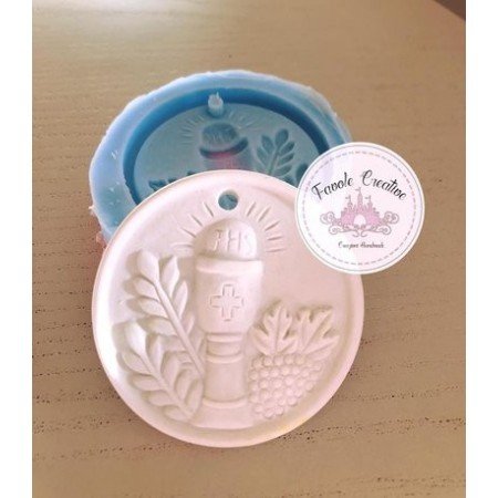 Stampo silicone CERCHIO CALICE PRIMA COMUNIONE