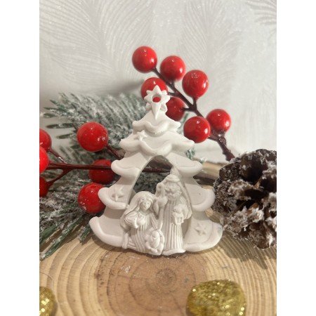 Gessetto profumato ALBERO DI NATALE CON PRESEPE