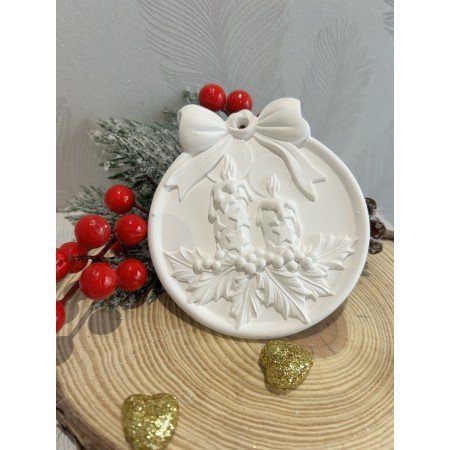 Gessetti profumati Medaglioni Natale (albero, candele, presepe)