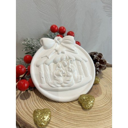 Gessetti profumati Medaglioni Natale (albero, candele, presepe)