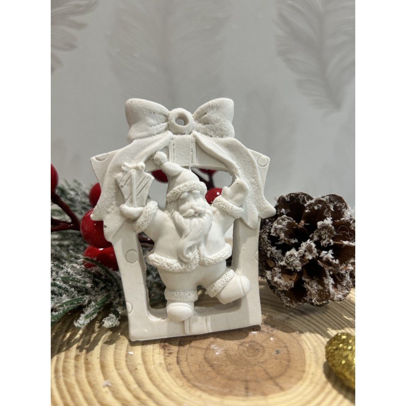 Gessetti profumati natale BABBO NATALE CON FORO DECORAZIONE NATALIZIA