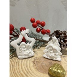 Gessetti profumati STELLA E ALBERO NATALE CON PRESEPE