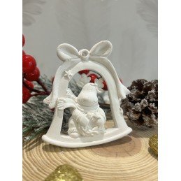 Gessetti profumati natale RENNA NATALE CON FORO DECORAZIONE NATALIZIA