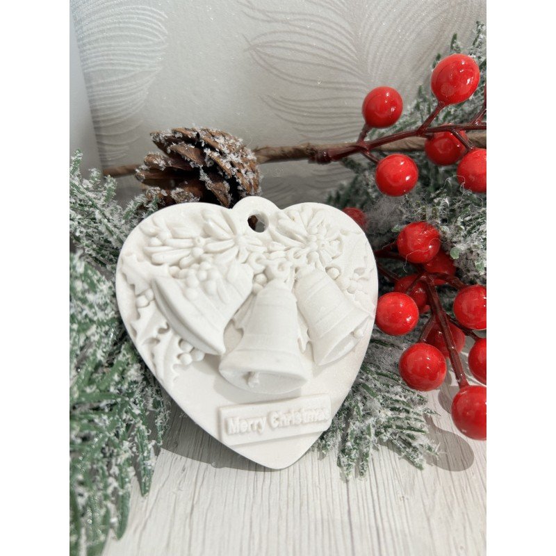 Gessetti profumati  CUORE CAMPANELLE Natalizio