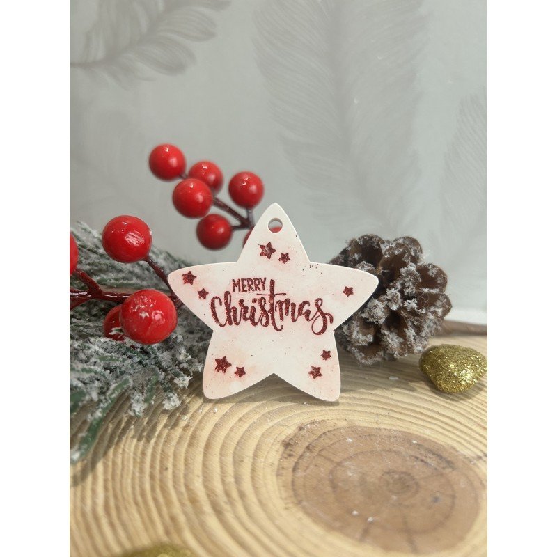 Gessetti profumati STELLA MERRY CHRISTMAS INCISA COLORATA Gessetti profumati STELLA MERRY CHRISTMAS INCISA COLORATA