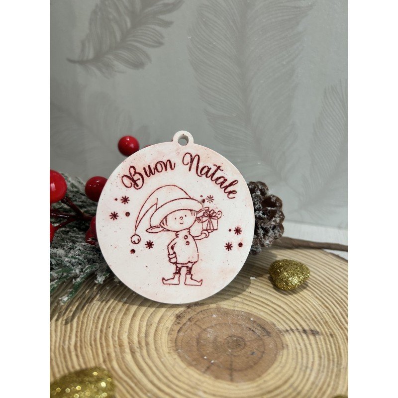 Gessetti profumati PALLINA ELFETTO "BUON NATALE"