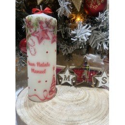 Candela Personalizzata NATALIZIA 15 cm (2)
