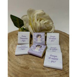 Cioccolatini Personalizzati al Latte - Tema Prima Comunione
