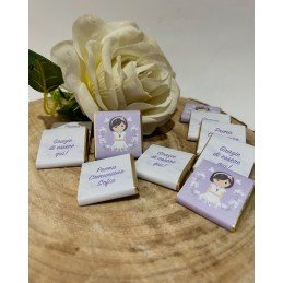Cioccolatini Personalizzati al Latte - Tema Prima Comunione