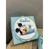 Bomboniera Topolino Baby con Scatolina Celeste | Profumatore Rotondo Personalizzato Nascita, Battesimo