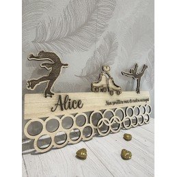 Porta medaglie PATTINAGGIO cerchi olimpici