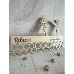 Porta medaglie Taekwondo femmina