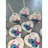 Cuore Profumato Stitch Personalizzato | Bomboniera Unica per Battesimo, Compleanno, Nascita